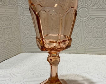 Fostoria Virginia Peach Water Goblet