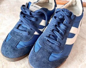 2001 American Eagle Athletics Sneakers | Vintage Blue & White Retro Trainers | Size 8 Y2K Shoes