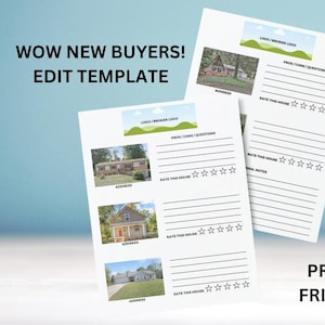 Canva Template: Käufer Wunschliste & Gebietssuche Vorlage, druckbare Wohnungssuche Anzeige Tracker + Notizen Organizer