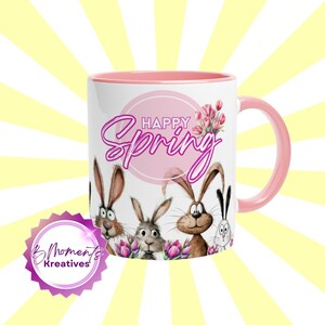 Funny Bunny Easter Mug Easter Bunny Spring Vibes Springtime Easter Bunny Design, Easter Mug, Easter Design, Spring Love, Easter Style Mug