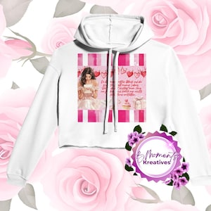 My LOVE Liebesbrief - Damen Cropped Hoodie | Bella + Canvas 7502