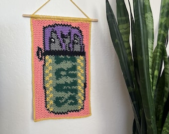 Sardine Can Tapestry Pattern