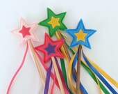 RESERVED for Amber - Felt Star Wands