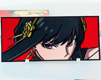 Spy Family Vinyl Sticker Yor Forger Action Anime Manga Comic Panel Laminated for laptop water bottle PC Code White Anya Loid Assassin Damien