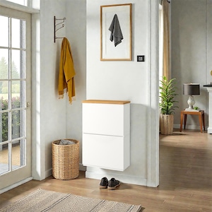 IKEA Trones Holzplatte für Schuhregal, Holzplatte 1 Modul, Massivholzbrett, naturbelassen oder geölt Handgefertigt in Spanien