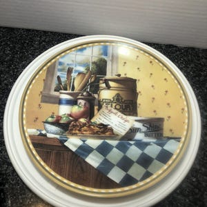 Vintage collectible limited edition Apple Crisp plate Michael J Weber country farmhouse decor wall hanger