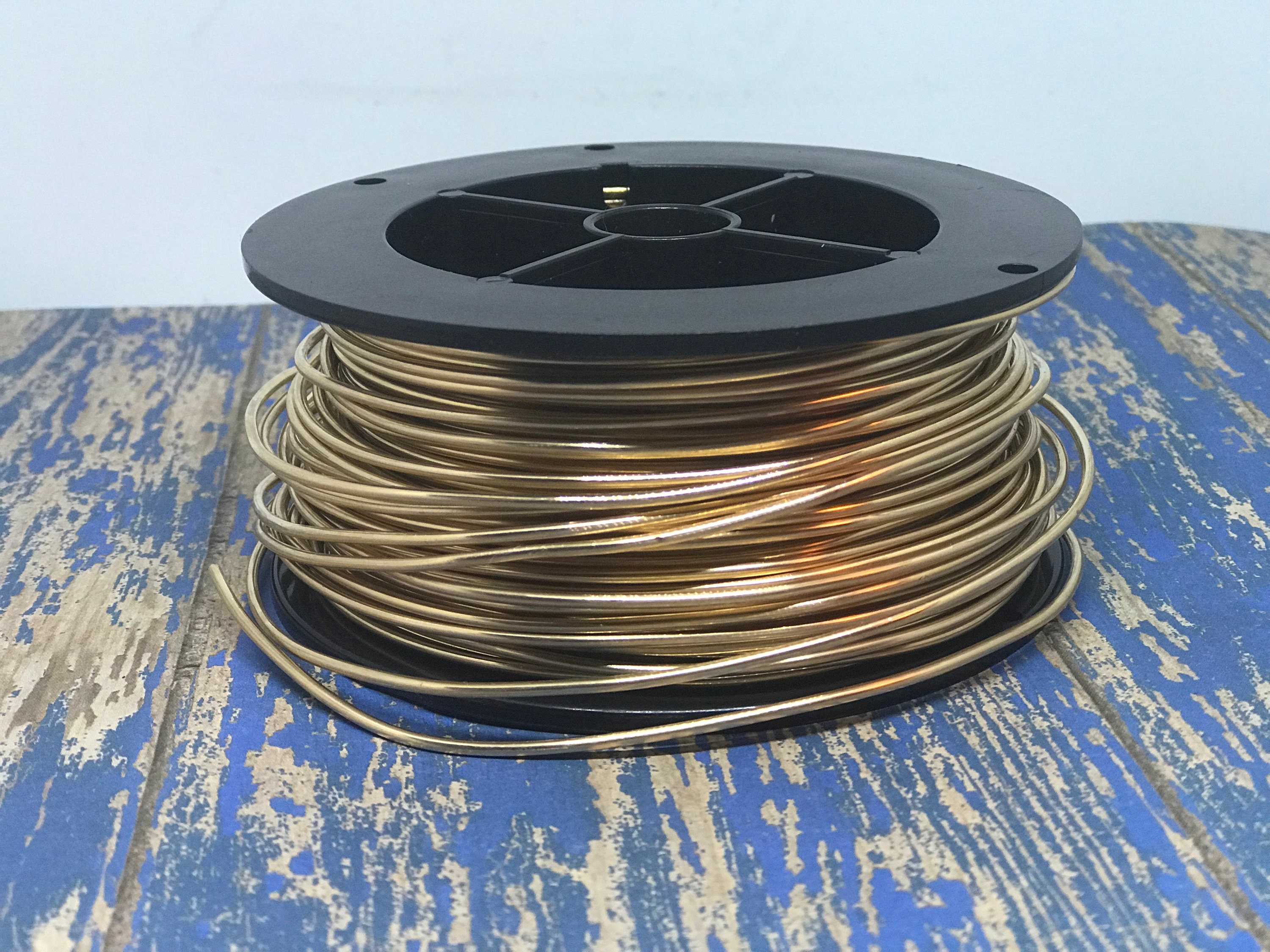 Bronze Jewelry Wire 14 Gauge Wire Bronze Wire Thick Bronze Etsy