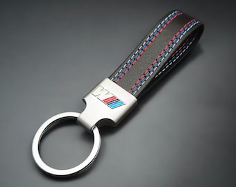 BMW M key fob with BMW M logo in black