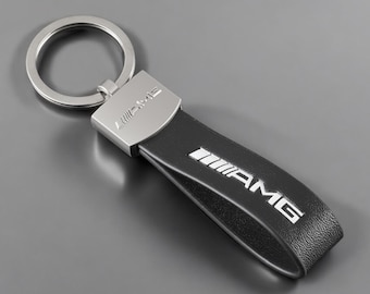 Mercedes AMG key fob with AMG logo in black