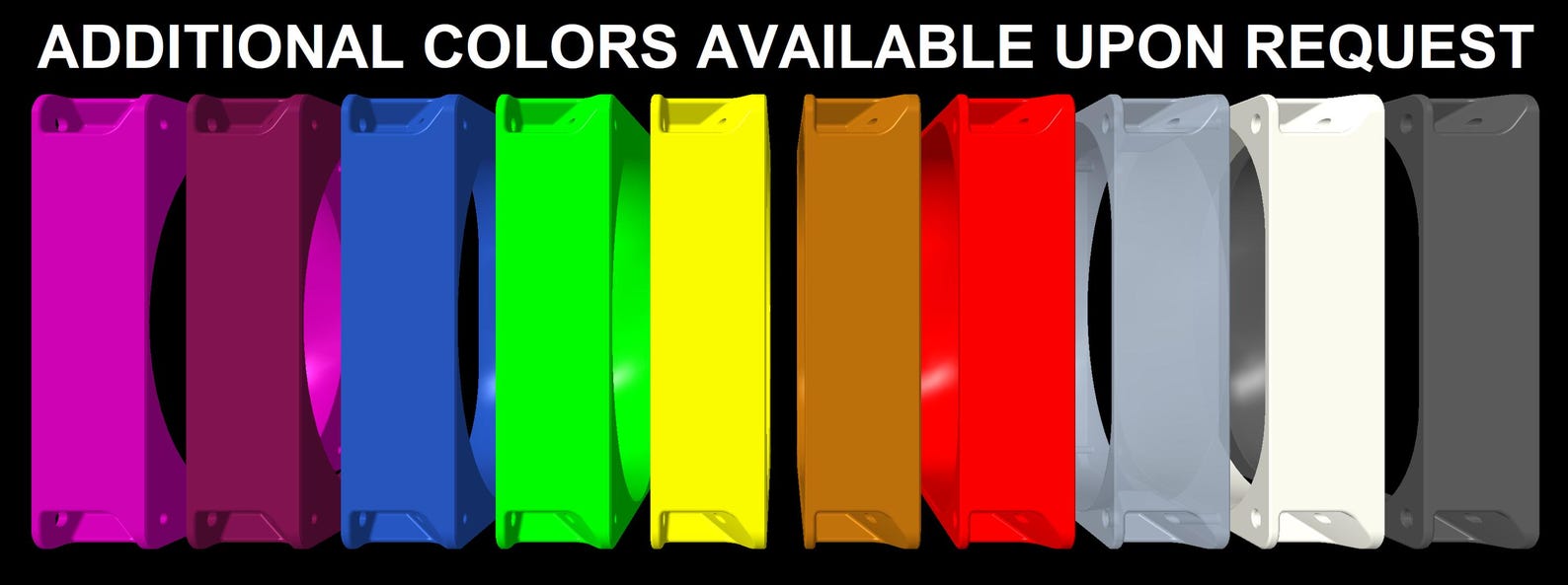 PC Fan Radiator AIO Spacer, 120 140 240 280 360 420mm Rad X 120/140mm ...