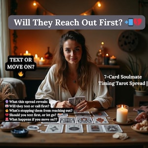 ¿Te enviarán mensajes de texto? / Tirada de tarot sin contacto / ¿Volverán? / ¿Ex o nuevo amor? / Lectura del amor con 6 cartas / Claridad en las relaciones