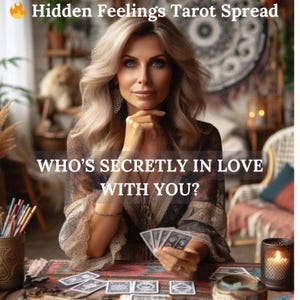 Chi è segretamente innamorato di te? / Tarocchi dell'ammiratore segreto / Lettura dei sentimenti nascosti / Tarocchi dell'amore a 7 carte / Chi ha una cotta per te? /