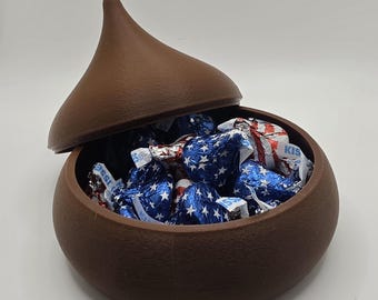 Chocolate Colored Smooch Container