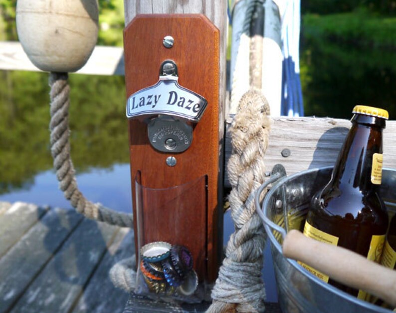 Wall Mount Bottle Opener For Outdoor Kitchen Or Boat Image 0