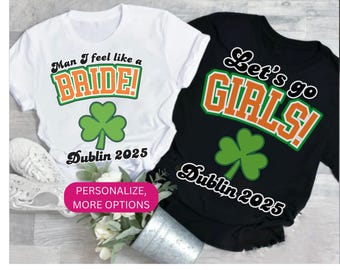 Trendy 2025 St Patricks day Shirts for Hen Party, Fun St Patty Hen do Tee Sweatshirt gifts for Team Bride Bridesmaid Man i feel like a Bride