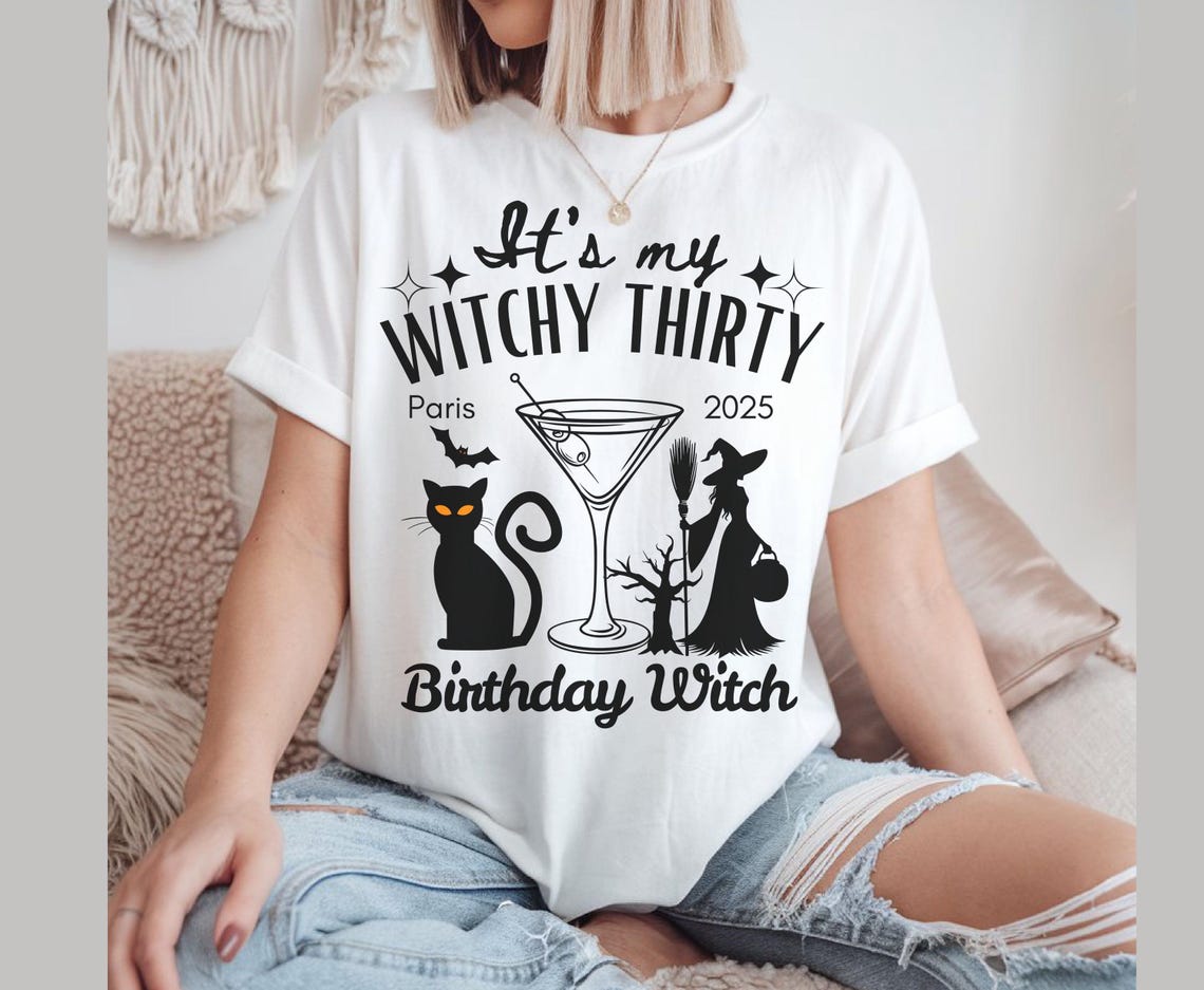 Personalized Witchy Thirty Birthday Party Shirt Witch 30th Party Tops personalized-witchy-thirty-birthday-party-shirt-witch-30th-party-tops