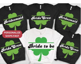 Trendy 2025 St Patricks day Shirts for Hen Party Coquette themed Funny St Patty Hen do Tee Shirt Sweatshirt gifts for Team Bride Bridesmaid