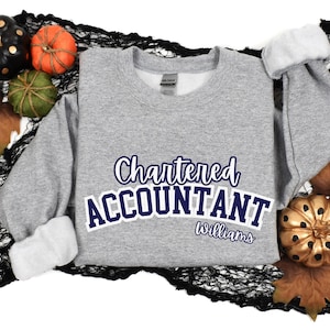 Benutzerdefinierte Name Accountant T-Shirt Geschenke für Männer Frauen, personalisierte Accountant T-Shirts Sweatshirt Hoodie Abschlussprüfer Geschenke
