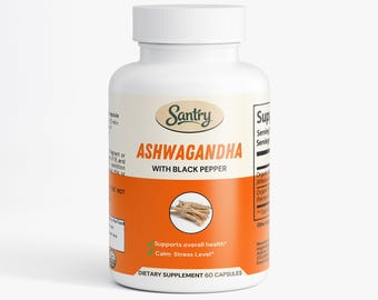 Suplemento para aliviar el estrés con ashwagandha