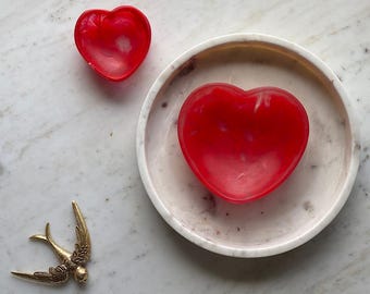 Resin Heart Bowl | Red