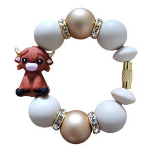 Stanley Handle Charm, Highland Cow Stanley Charm, Stanley Cup Charm, Cow Stanley Charm, Bogg Bag Charm, Stanley Accessories, Gift For Her