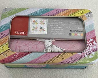 Moda Frivols No 11 Kit Sew 'n Sew Chloe's Closet Fabric Quilt Pattern+ WORLD WIDE SHIPPING