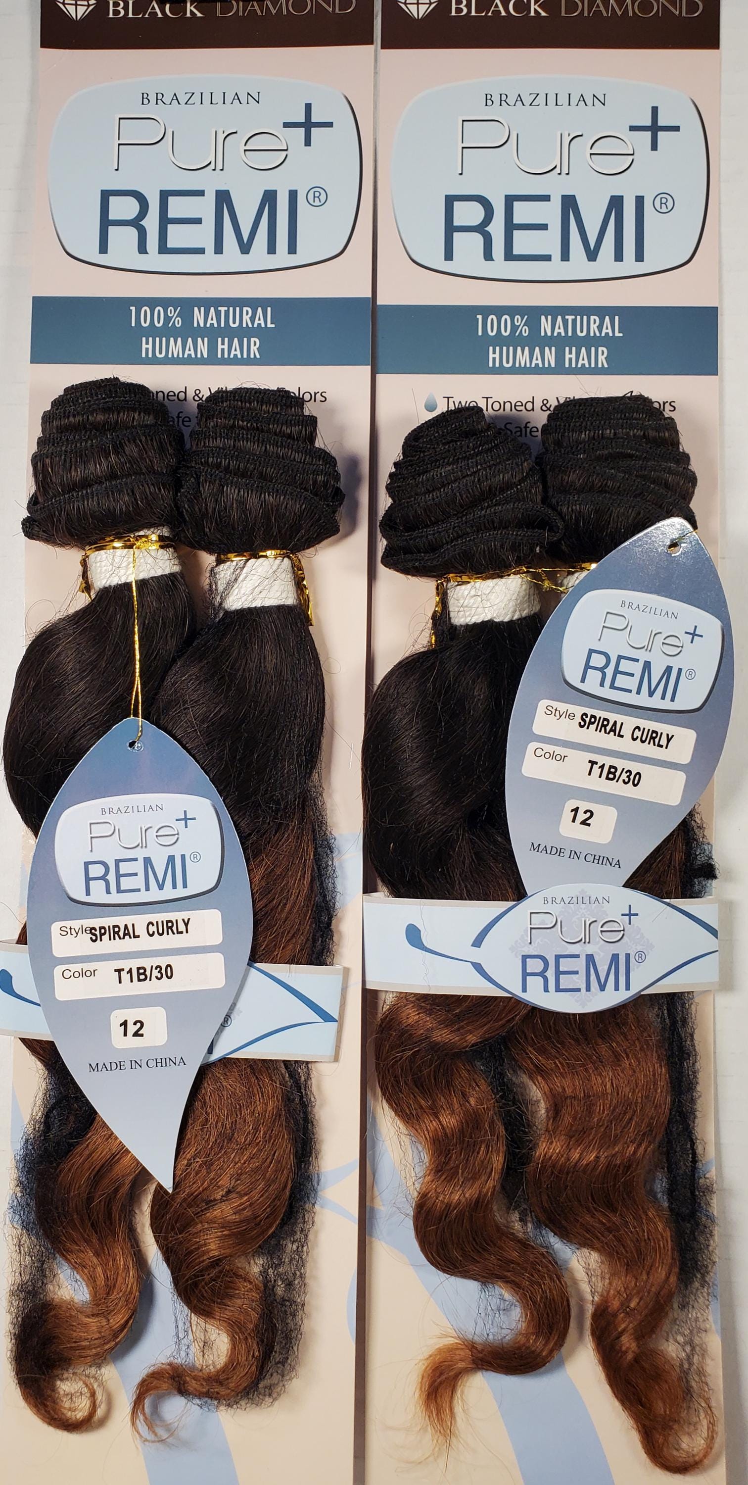 2 Packs Black Diamond 100% Human Hair 12 Inch Weaving Hair  display picture 2