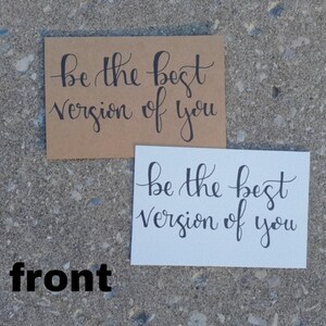 be the best version of you postcard