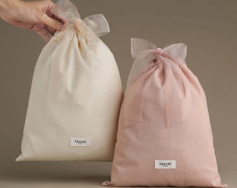 50pcs Colorful Cotton Drawstring Dust Bags: Custom Logo, Jewelry Packaging COL-701