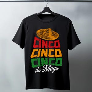 Cinco de Mayo T-Shirt | Bold Fiesta Design | Mexican-Inspired Apparel | Vibrant Colors | Unisex Fit | Perfect for Parties