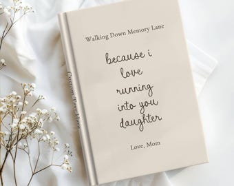 Personalized Name Grief Memorial Journal Gift, Unique Remembrance Notebook Sympathy Family Keepsake, Letters to Heaven, Loss of Mom Dad Son.