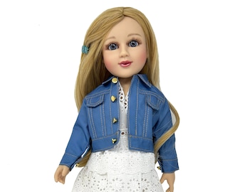 Olivia Rose 18" Doll with Blonde Hair and Blue Eyes, made by Carpatina, New in Gift Box