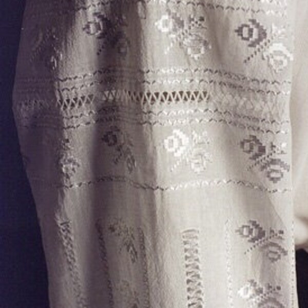 Watercolor Print Peasant Blouse main image 0
