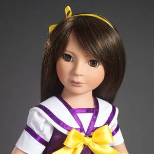 Kohanna 18 inch Slim Carpatina Doll with Private school uniform, shoulder bag and shoes, New in Gift Box