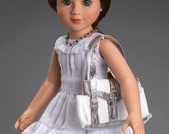 Silver Doll Shoulder Bag for 18" American Girl Dolls or Our Generation Dolls