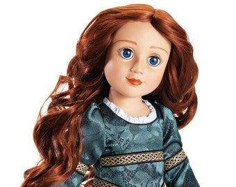 Celtic Princes Rowena, 18 inch Schlanke Puppe von Carpatina, Neu in Geschenkverpackung