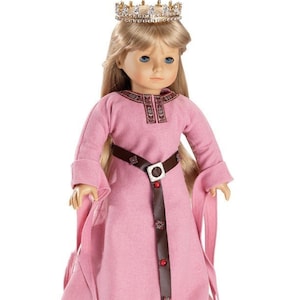 English Medieval Princess Dress and Belt Fits 18 - Etsy