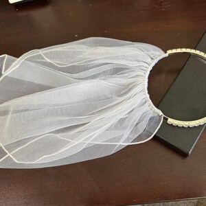 Wedding Dress with Diamonds Silver Tiara and Veil fits 18" Dolls like American Girl Dolls Diamond Tiara & Veil