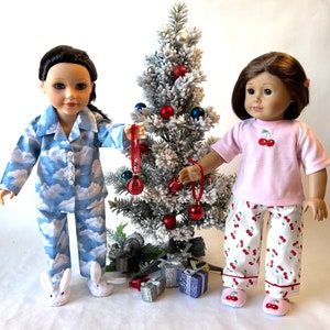 Doll Christmas Pjs Etsy
