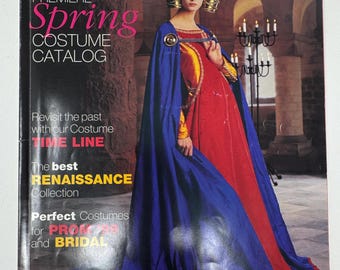 Simplicity Premiere Spring Costume Catalog For Vintage Historical Sewing Patterns, New in Perfect Condition