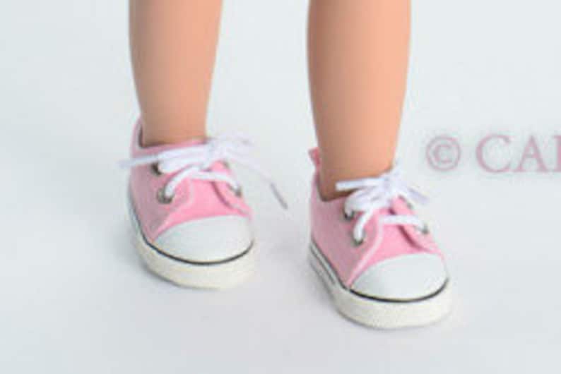 Pink Converse Sneakers Shoes fits 18 American Girl Dolls or Our Generation Dolls image 2