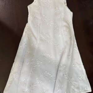 Wedding Dress with Diamonds Silver Tiara and Veil fits 18" Dolls like American Girl Dolls White Long Dress