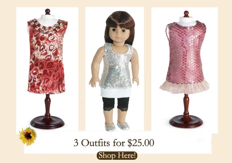 Pink Zebra Print Top /& Leggings Set American Girl Doll