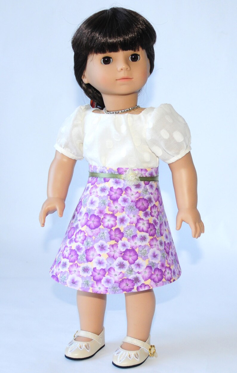 Blouse & Skirt Doll Clothes Pattern as Downloadable PDF Comes - Etsy