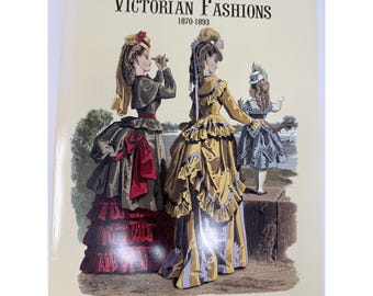 Full-Color Victorian Fashions Book from French fashion magazines:  NEW