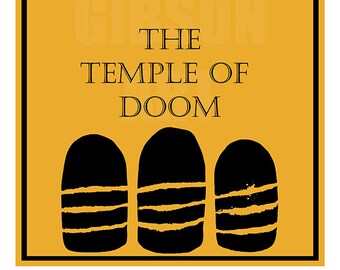 Original Temple of Doom Indiana Jones Art Print Poster