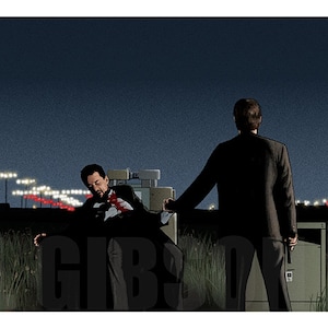 Original "Told You I was Never Going Back" Art Print Movie Poster Heat Los Angeles