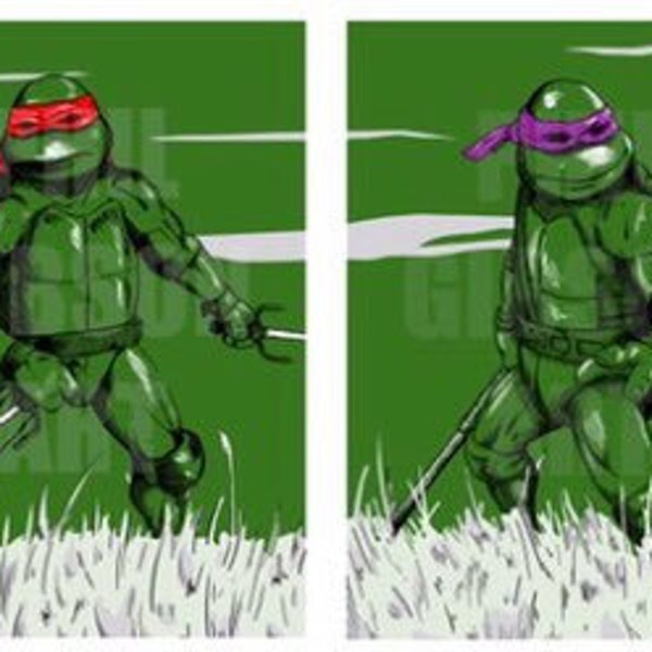 Teenage Mutant Ninja Turtles Four Print Poster Set