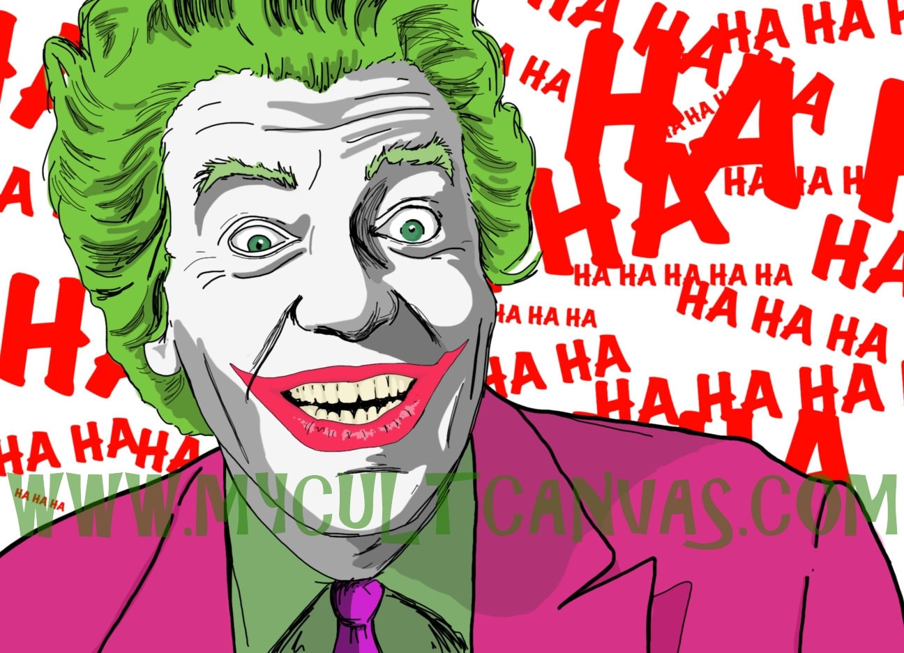 Original Joker laughter is the Best Medicine Art - Etsy