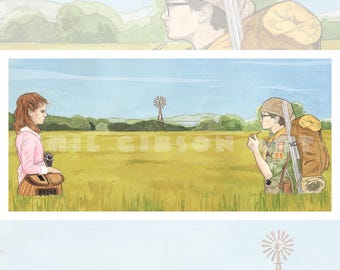 Original "Poems Don't Have To Rhyme" Moonrise Kingdom Art Print Poster Wes Anderson